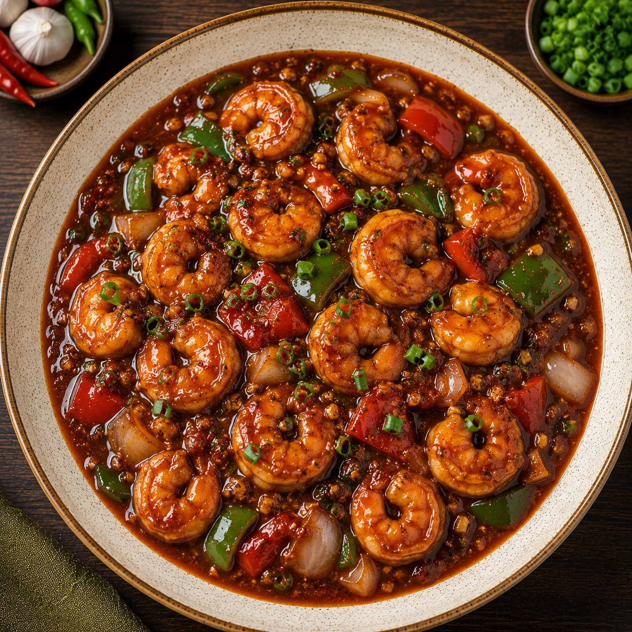 Chilli Prawns – Gravy